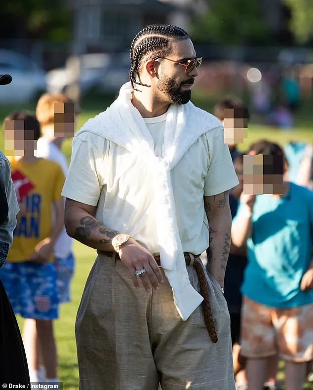 Drake is entering his fashionable soccer dad era as he showed off the stylish look he wore to watch his son Adonis play