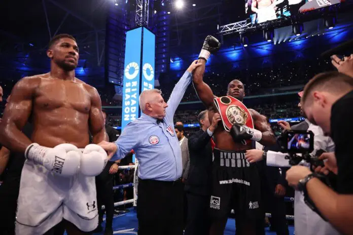 Photos: Daniel Dubois drops Anthony Joshua multiple times en route to KO in London