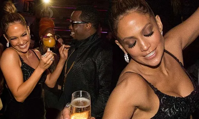 Jennifer Lopez and P Diddy party at AMAs 2015 after-party | Daily Mail  Online