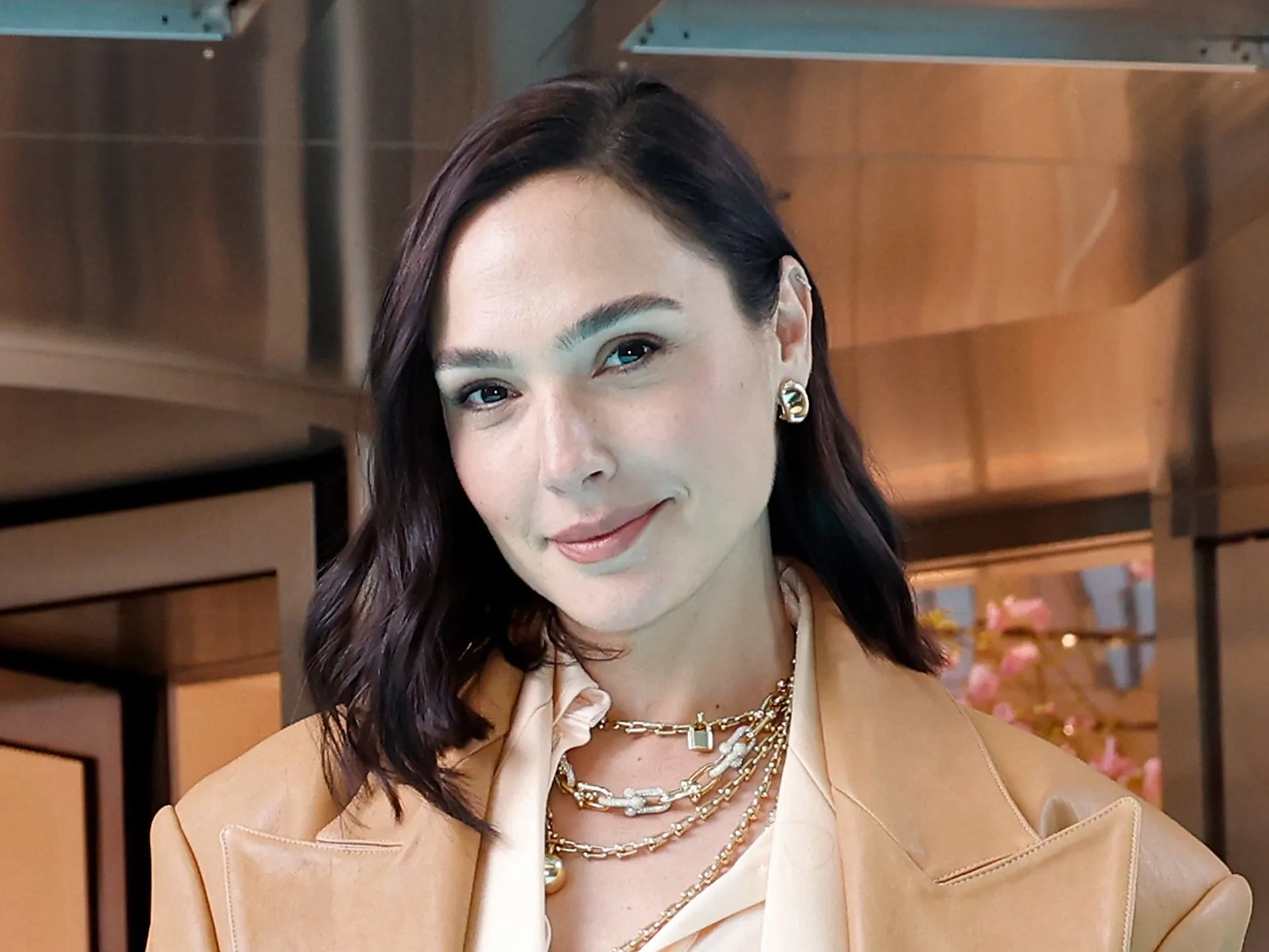 Gal Gadot poses in a swimsuit and button-down for radiant beachside shot  after welcoming baby no. 4 | HELLO!