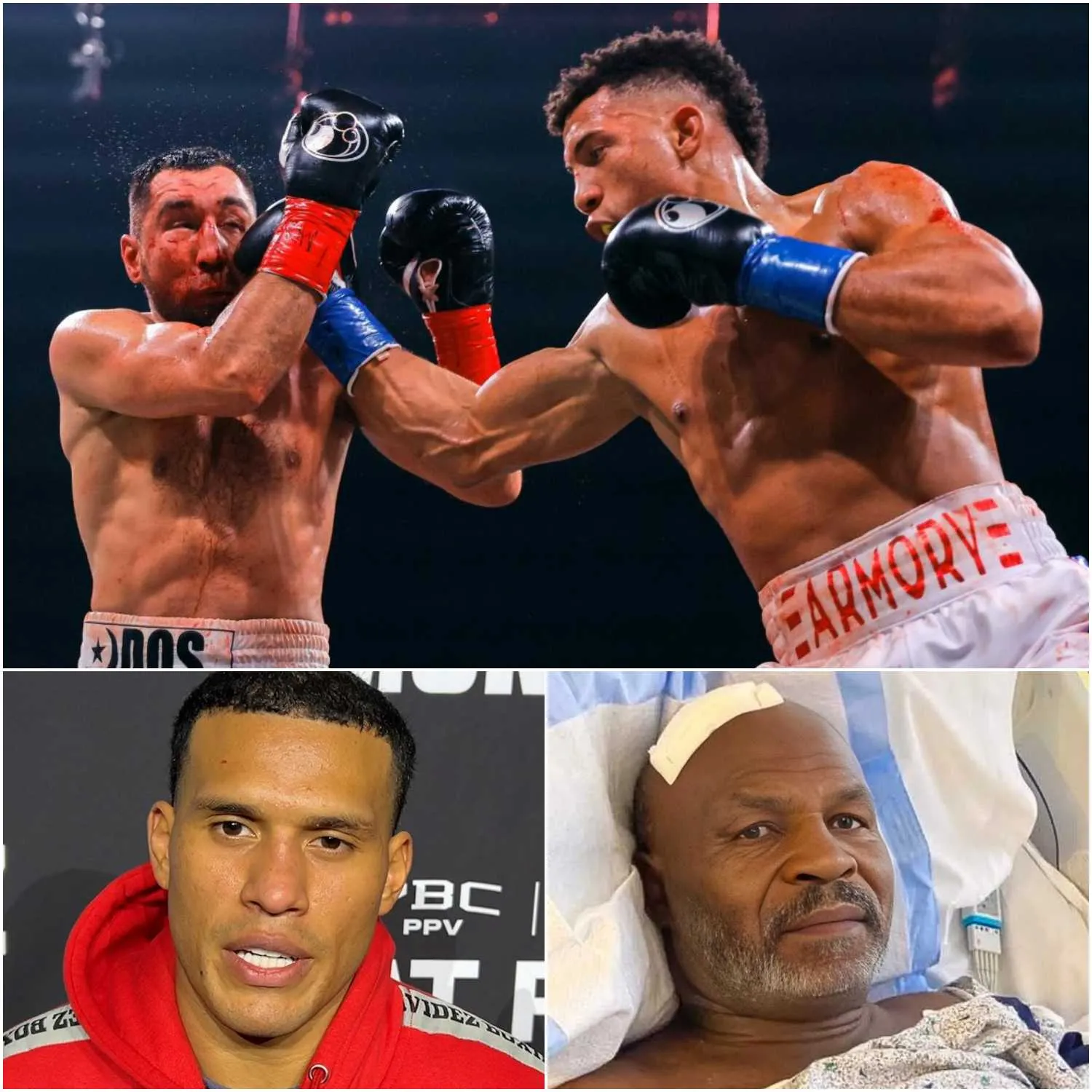 Cover Image for David Benavidez tells Mike Tyson STAY RETIRED and PROMISES to break Morrell’s mouth! “HE IS TOO OLD”