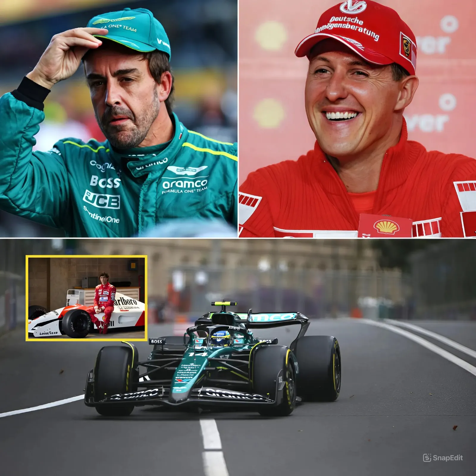 Cover Image for “Alonso es mejor que Schumacher y Senna”. Fernando Alonso es uno de los nombres que se nos viene a la cabeza cuando se habla de los mejores de la historia de la Fórmula 1. 👇