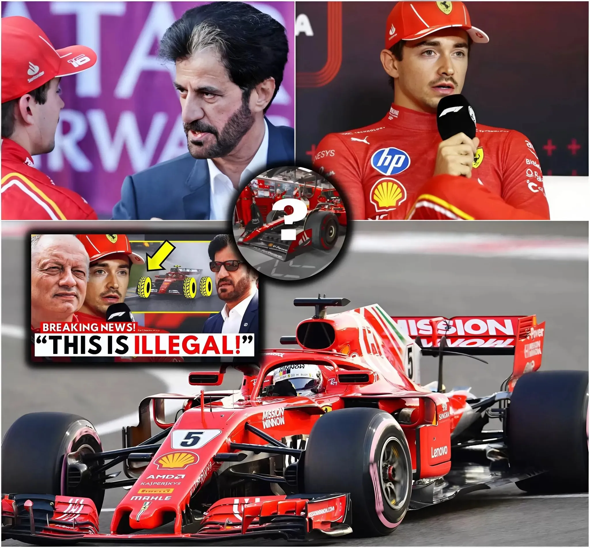 Cover Image for BREAKING NEWS : FIA JUST FOUND Ferrari’s SECRET SYSTEM That CHANGED EVERYTHING At BRAZIL GP!