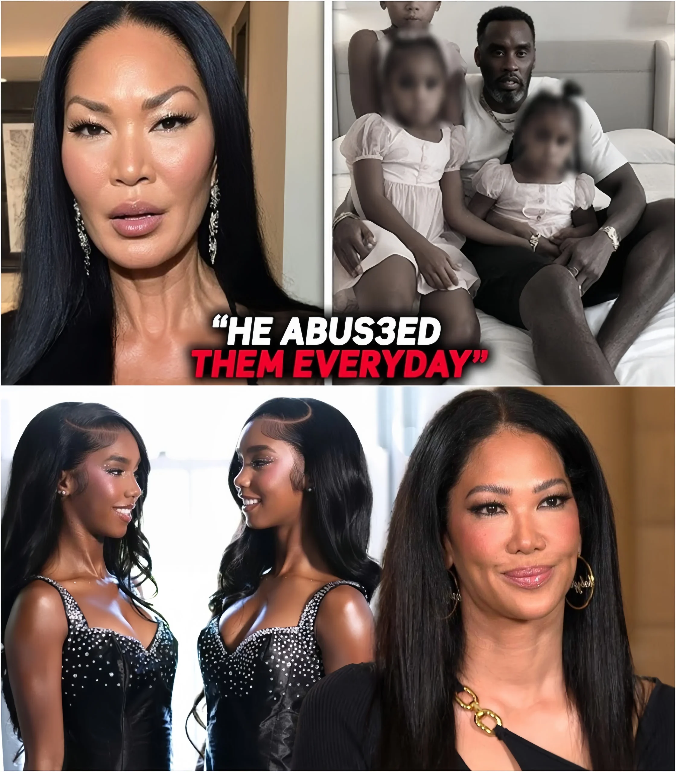 Cover Image for Kimora Lee Simmons REVEALS Diddy’s Dark Secrets About His Daughters In Shocking Tell-All