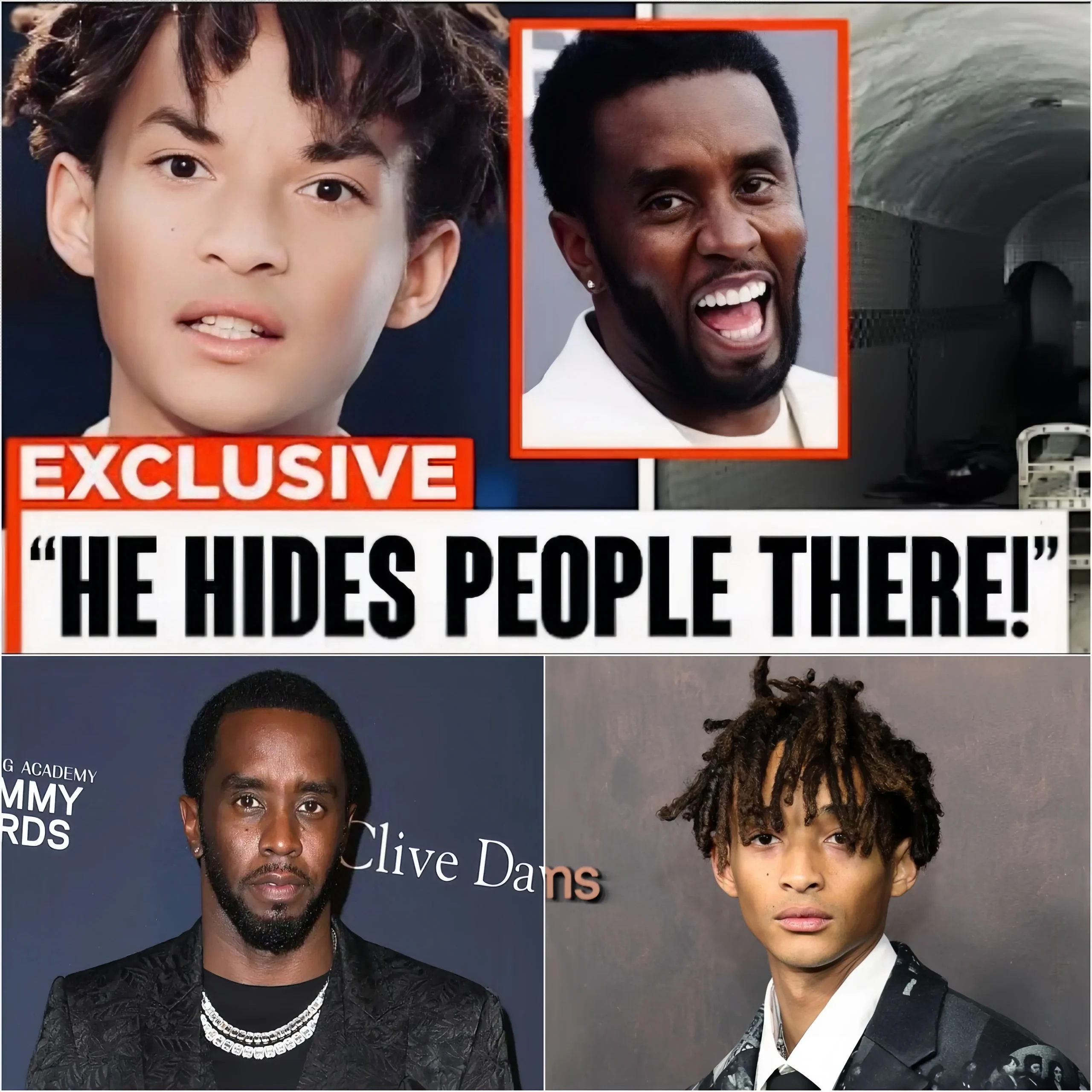 Cover Image for BREAKING: Jaden Smith Reveals Shocking Secrets Inside Diddy’s Basement, Including What He Uses Every Night