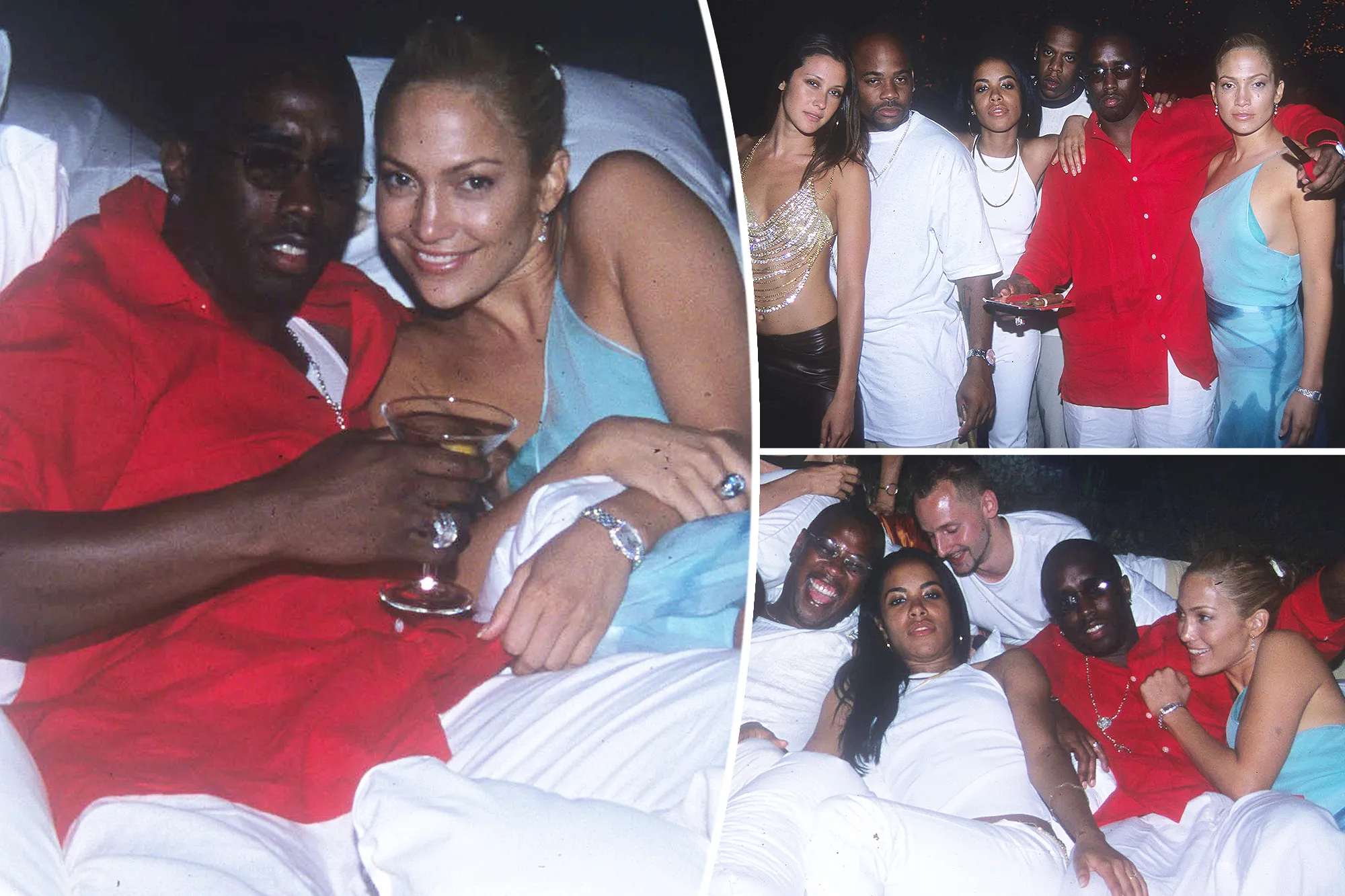 Jennifer Lopez and Sean 'Diddy' Combs cuddle up in bed in resurfaced party  pics