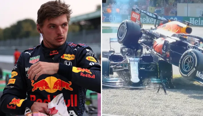 Formule 1 - Les premiers mots glaciaux de Max Verstappen après son crash  avec Lewis Hamilton !