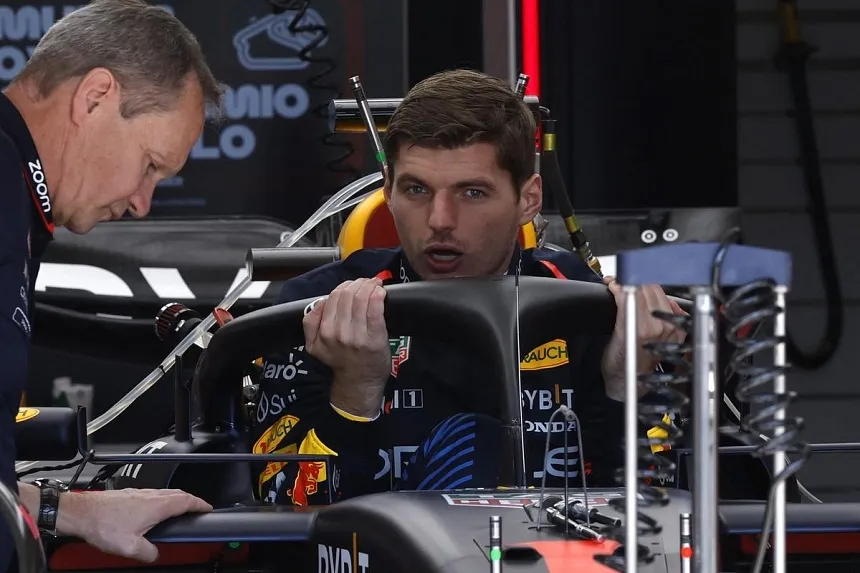 Red Bull's Max Verstappen hit with five-place grid penalty at Brazilian GP  | The Straits Times