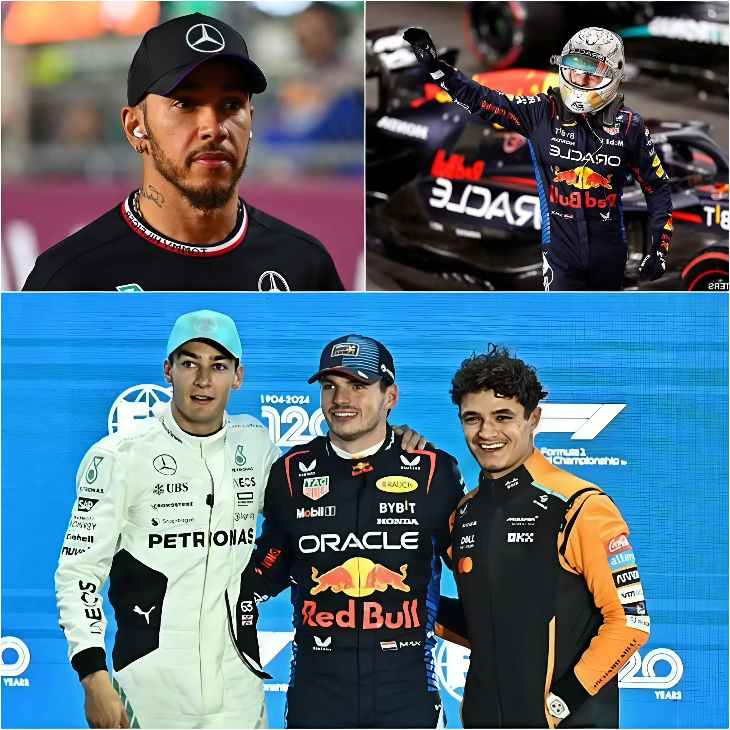 Cover Image for Lewis Hamilton Fires Back at Critics as George Russell Snatches Qatar GP Pole After Verstappen Penalty Shocker