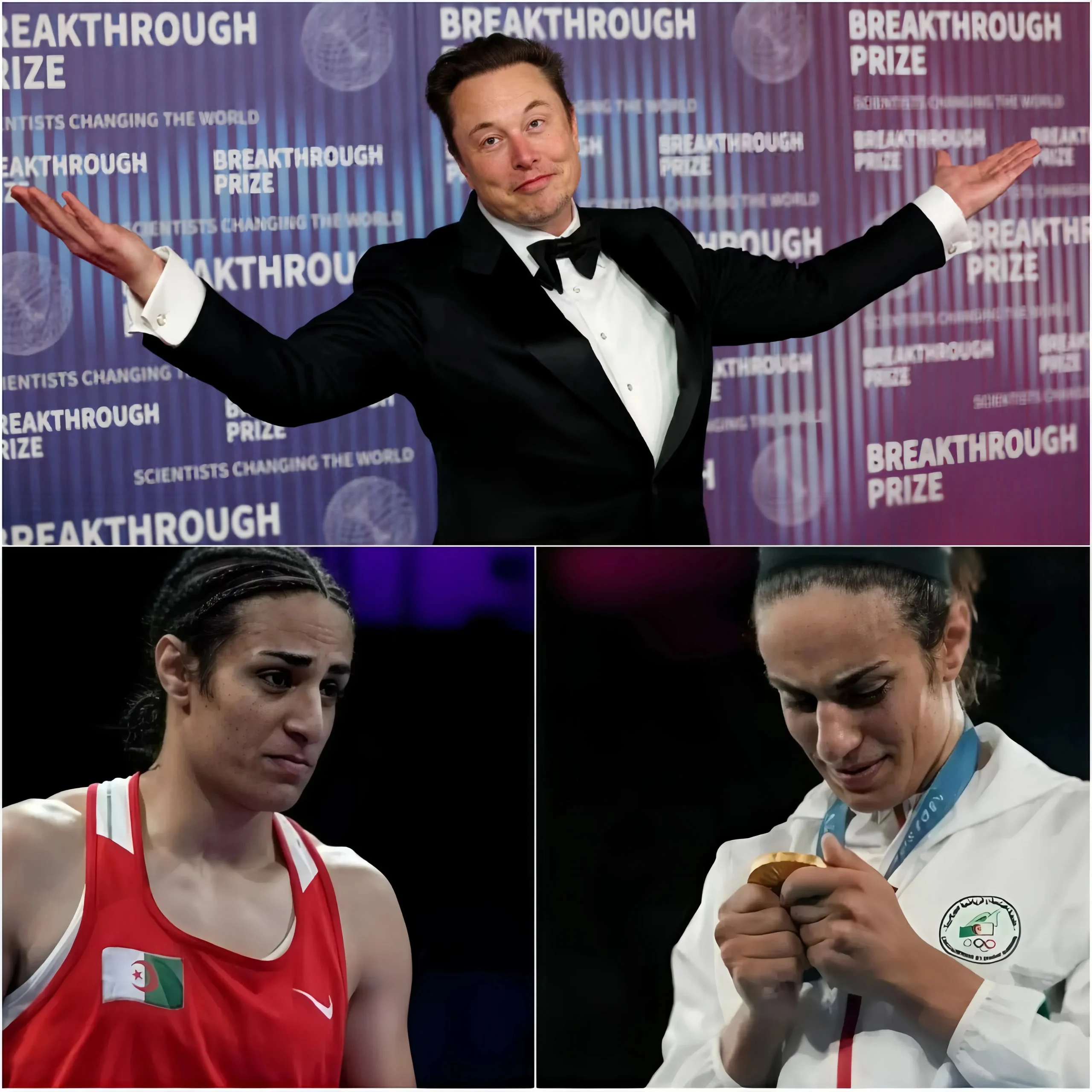 Cover Image for 🚨Elon Musk Breaks Silence “I Spent Money to Stop It” Olympic Boxer Imane Khelif Fails Shocking Gender Test, Stripped of Title, Hit with Lifetime Ban, and Loses $25 Million Prize