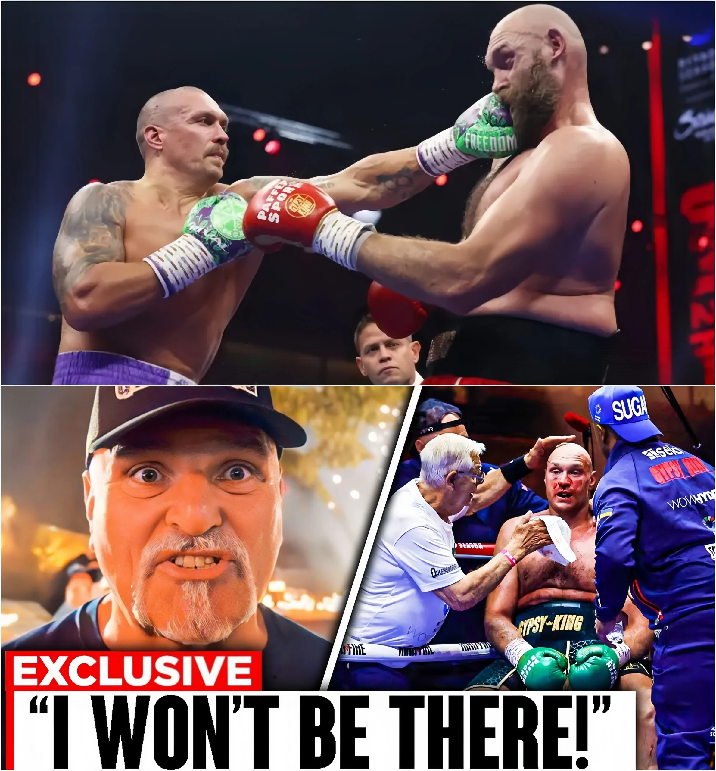 Cover Image for “I WILL NOT BE IN HIS CORNER!” John Fury DROPS BOMBSHELL Ahead Of Usyk VS Fury 2