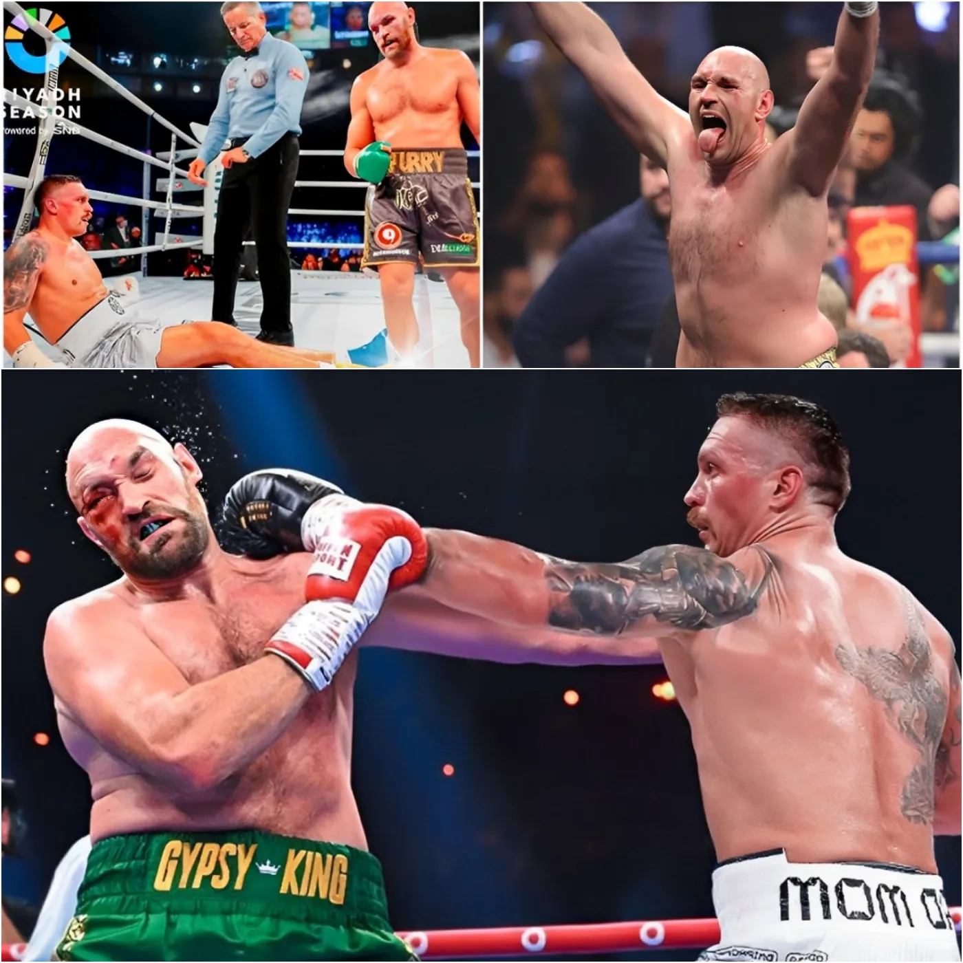 Cover Image for SHOCKING TWIST: Tyson Fury Crushes Oleksandr Usyk Before Official Fight, Ending His Legendary Winning Streak And Causing Him To Lose $250 Million.