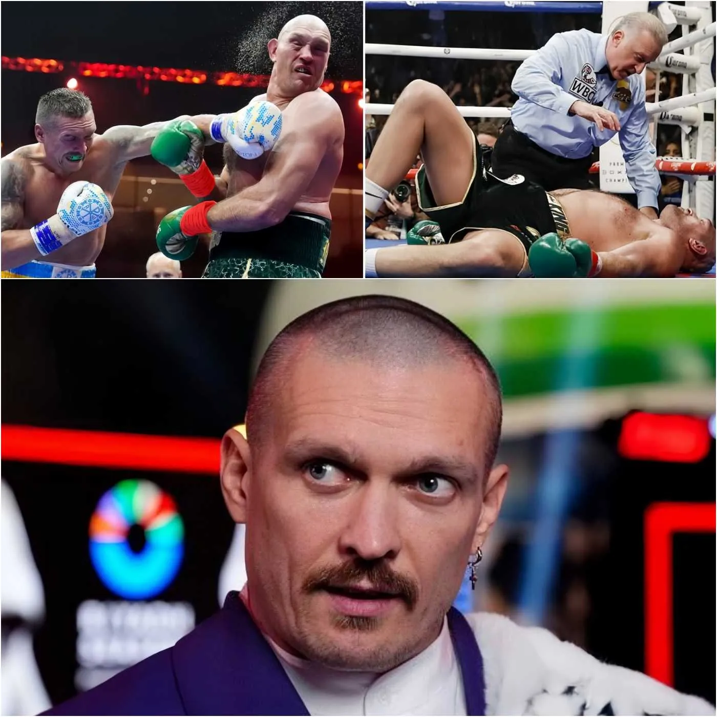 Cover Image for “DEVASTATING 2ND-ROUND K.O” Oleksandr Usyk Stuns Tyson Fury, Leaving Him Unconscious and Losing $190 Million Prize Money