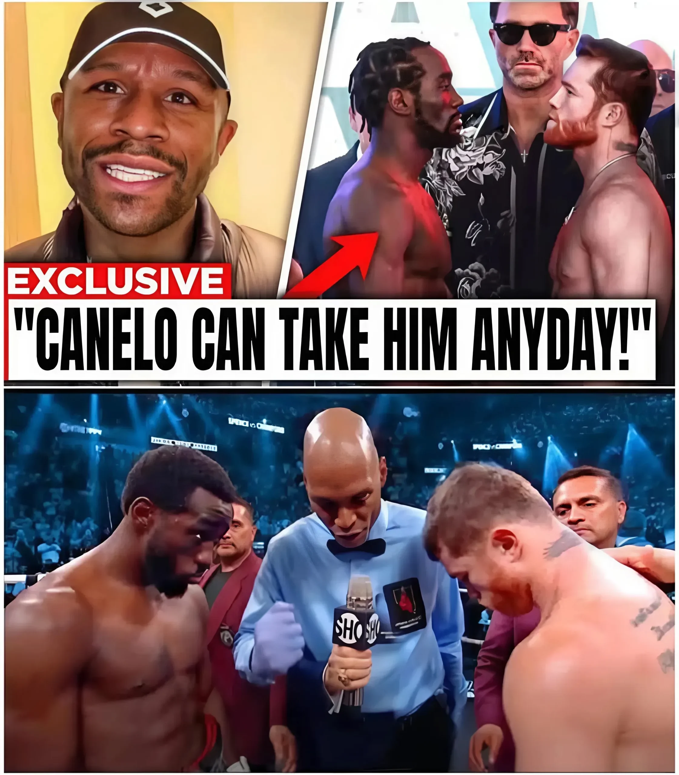 Cover Image for Floyd Mayweather Shares His Predictions for the Terence Crawford vs. Canelo Alvarez Showdown: “A Fight for the Ages”