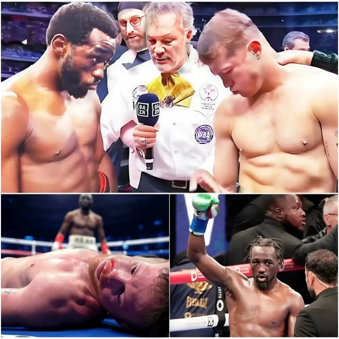 Cover Image for INCREDIBLE! Terence Crawford Delivers a Crushing Knockout to Canelo Alvarez – “The King” Down for 25 Minutes in Shocking Defeat!