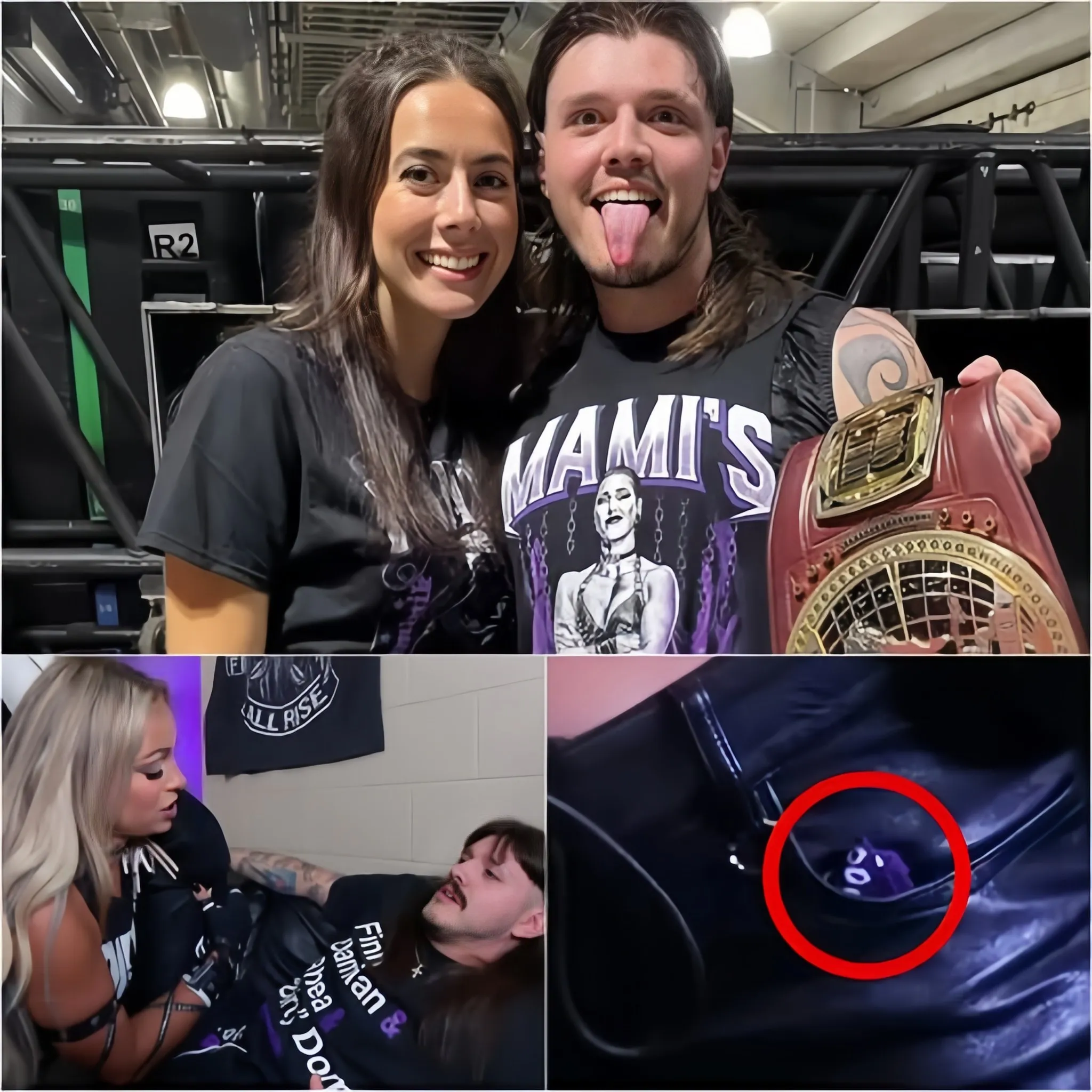 Cover Image for Dominik Mysterio’s wife exposes Liv Morgan after report accuses Liv Morgan and Dominik of having an affair that goes beyond professional boundaries. The accusations came after it was discovered that Dominik Mysterio secretly placed an item inside Liv Morgan’s bag.