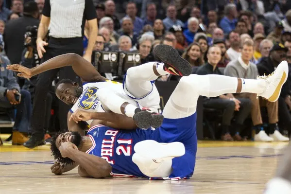 76ers center Joel Embiid to miss more games because of injured meniscus in  left knee | AP News