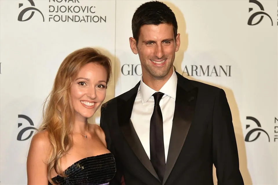 Gu thời trang thanh lịch của vợ chồng tay vợt Novak Djokovic