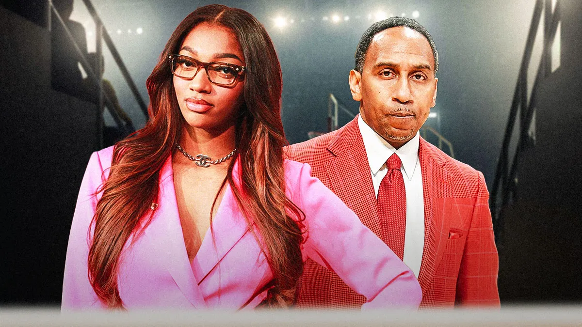 Stephen A. Smith weighs in on seductive Angel Reese selfie