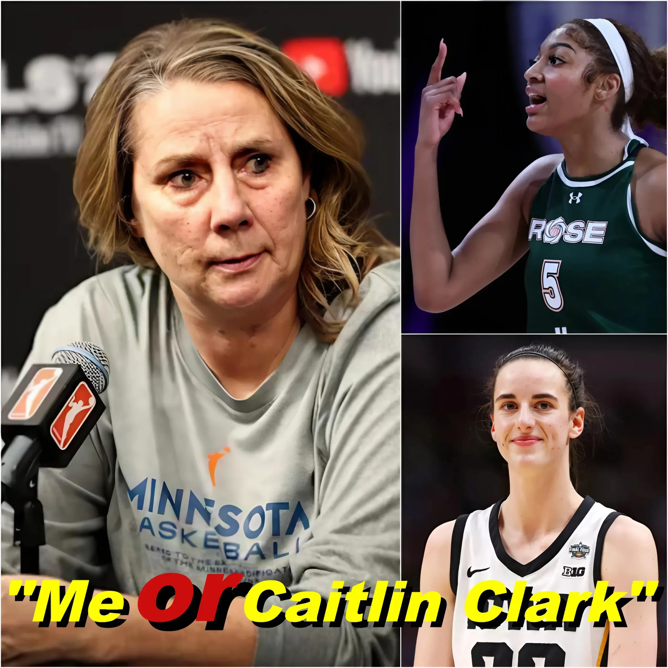 Cover Image for Grand drama en WNBA : Angel Reese déclare qu’elle ne peut pas jouer dans la même équipe que Caitlin Clark – Tensions internes au Lynx à leur paroxysme, l’entraîneuse Cheryl Reeve réplique violemment !