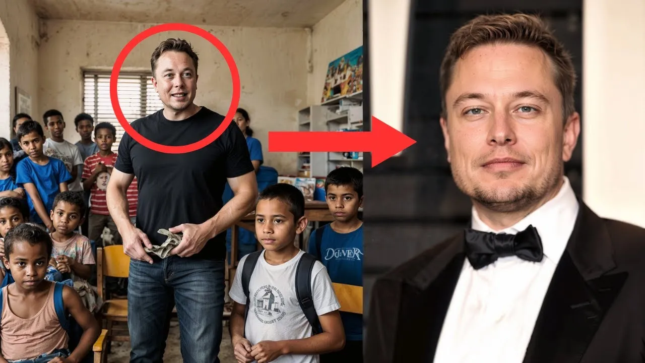 Elon Musk Visits an Orphanage Disguised as a Volunteer—The Ending Will Move  You to Tears! - YouTube