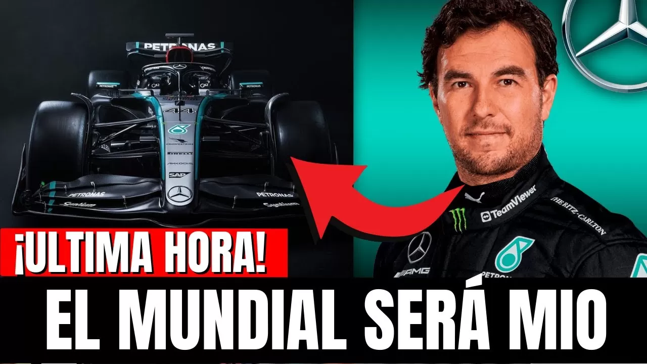 CONFIRMED! CHECO PÉREZ WILL BE MERCEDES' MOST POWERFUL DRIVER IN 2025