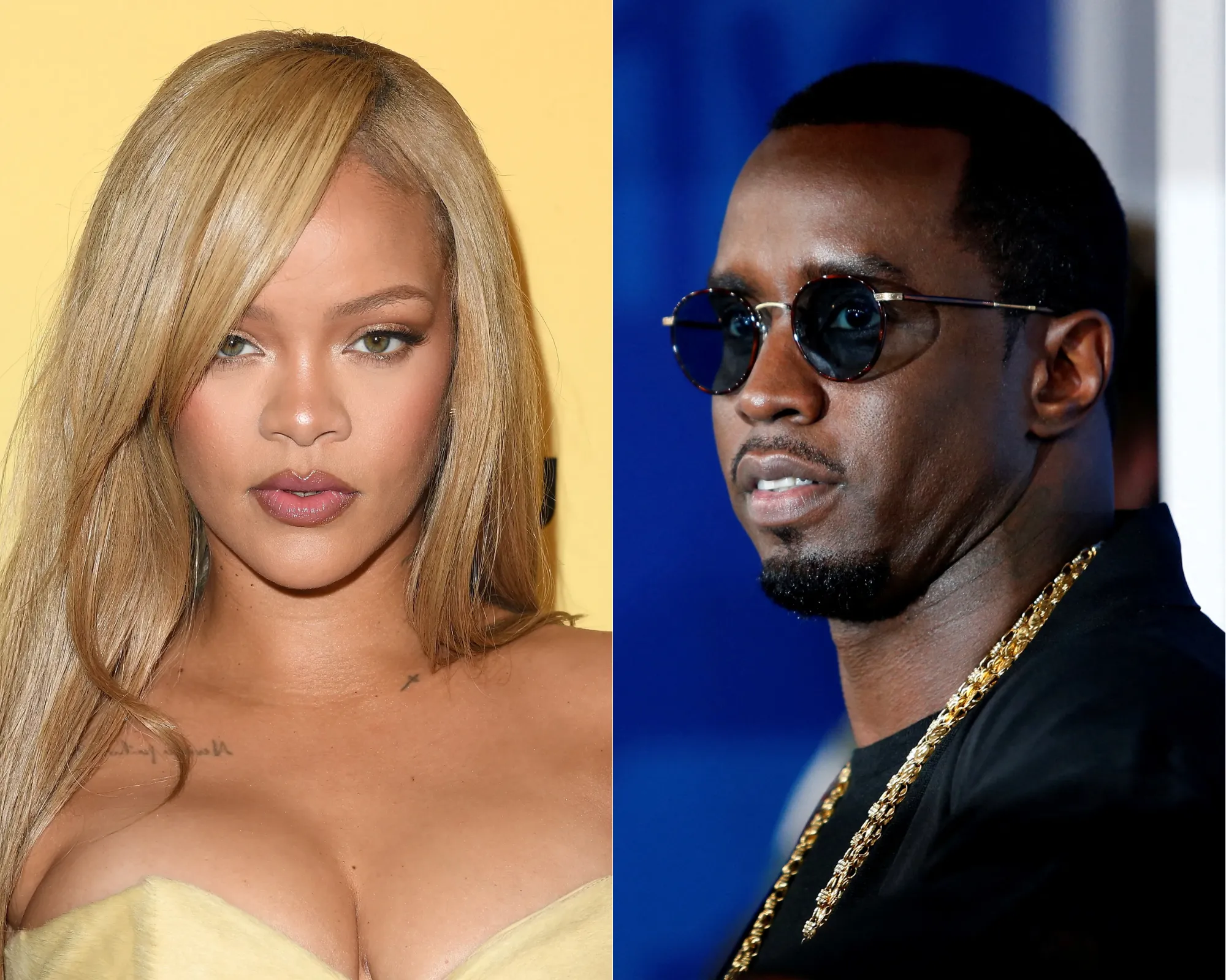 Rihanna laughs off question about Diddy's parties