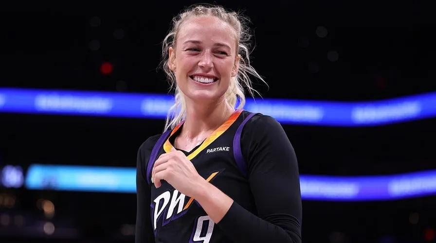 WNBA player Sophie Cunningham laughs off pregame fit criticism, says viral  'tan lines' dress was mom-approved | Fox News