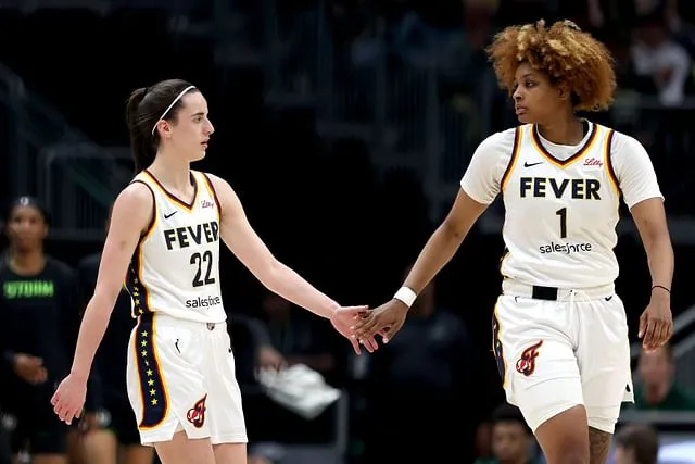 She actually has Caitlin Clark's back": Fans react as Fever land $100,000  star and trade NaLyssa Smith in blockbuster deal